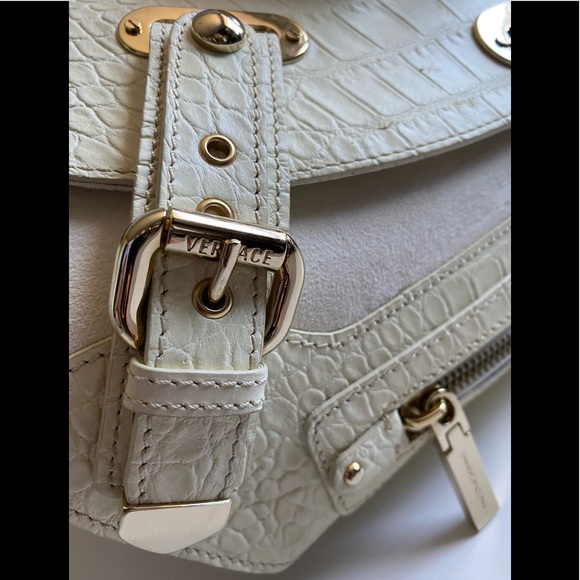 🎊HP🎊Versace Cream Canyon Bag Medium - Picture 10 of 14